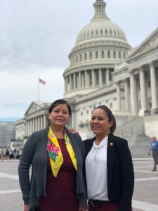Pamela Foster and Tyesha Wood with the U.S. Capitol Building in the background 2019