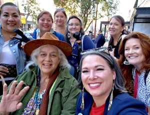 Photo: Group of women on the Not Invisible Act Commission, with Jolene Hardesty of Michigan shown at far right.