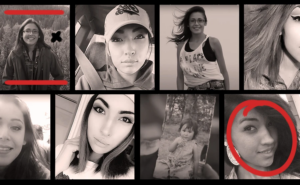 Photo collage of missing Indigenous Indian Country women and girls